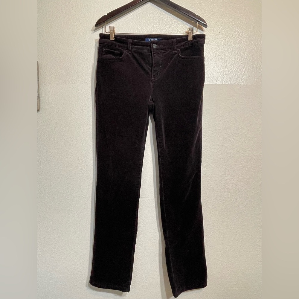 Chaps Rich Brown Corduroy Pants